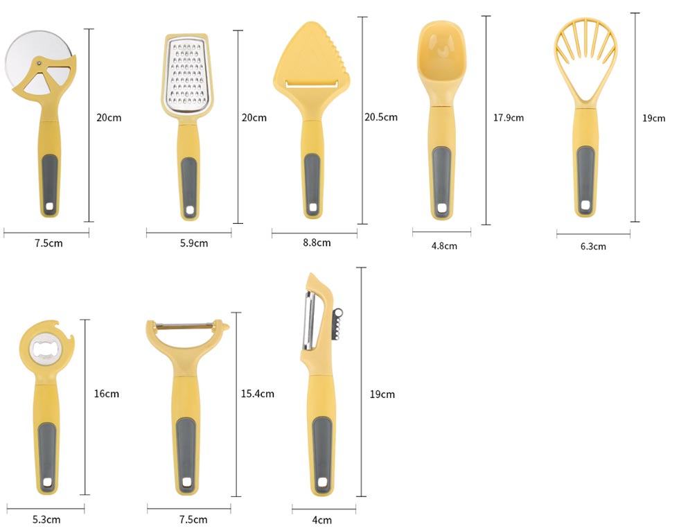 8-Piece Mini Kitchen gadget Set